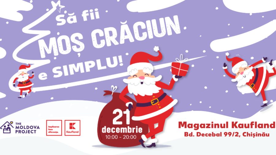 „Să fii Moș Crăciun e Simplu”. Mai multe persoane publice vor deveni casieri pentru o zi la Kaufland