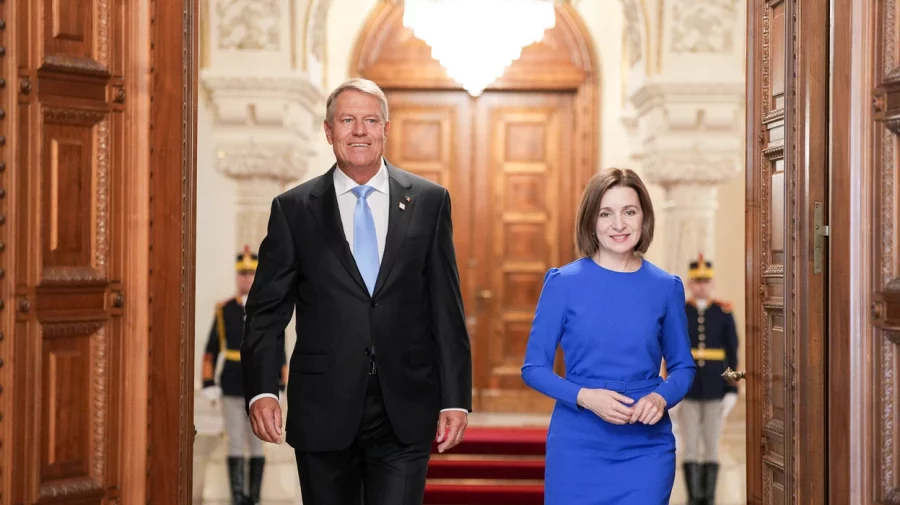 Klaus Iohannis o felicită pe Maia Sandu cu ocazia învestirii pentru cel de-al doilea mandat la șefia Republicii Moldova