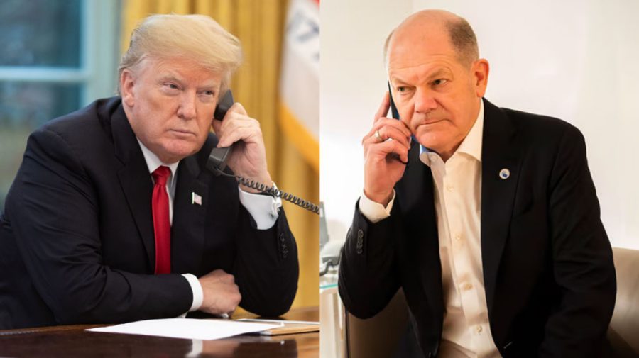 Trump și Scholz au vorbit la telefon despre Ucraina. Amândoi vor sa înceapă negocierile de pace