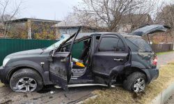 Accident în raionul Fălești: Un șofer a evitat un câine, dar s-a răsturnat cu mașina