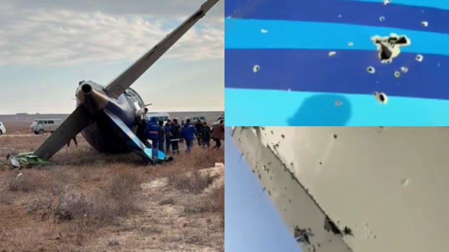 S-a presupus că avionul prăbușit în Kazahstan ar fi fost doborât de obuze rusești. Prima reacție oficială
