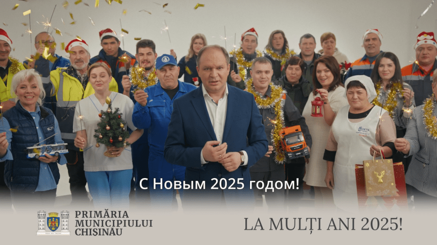 VIDEO Ion Ceban, mesaj de Anul Nou: „Căldură sufletească în fiecare familie și căldură în casele voastre”
