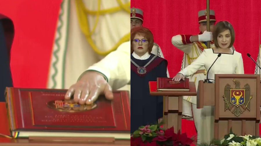 VIDEO Discursul de inaugurare al președintei: Moldova, în bătaia vântului, nu zboară ca o frunză, ci rezistă urgiei