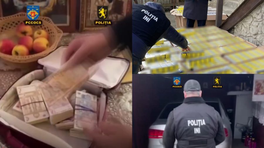 VIDEO Percheziții în centrul țării. Captură de țigări de peste 1.000.000 de lei – ridicată de la două persoane