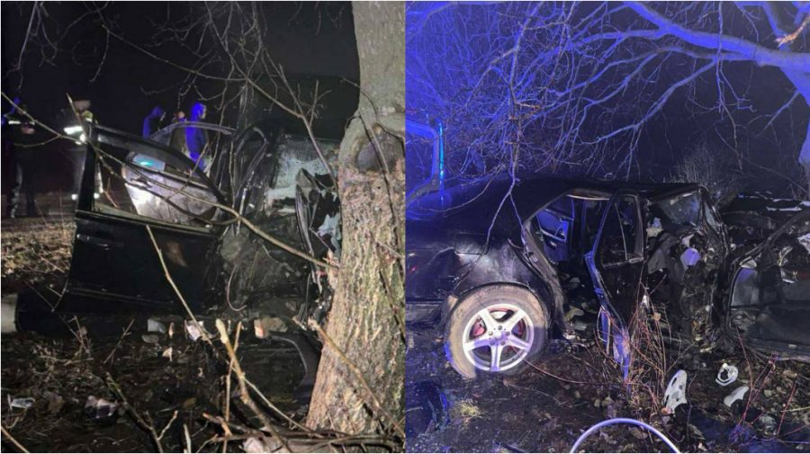Doi pasageri au decedat într-un grav accident la Rîșcani. Șoferul, fără permis de conducere