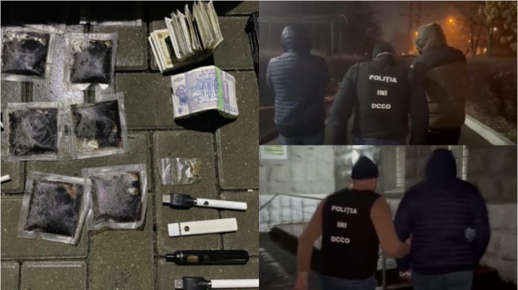 VIDEO Țigări electonice cu ulei de cannabis și bani, găsite la doi traficanți de droguri. Ce pedeapsă riscă