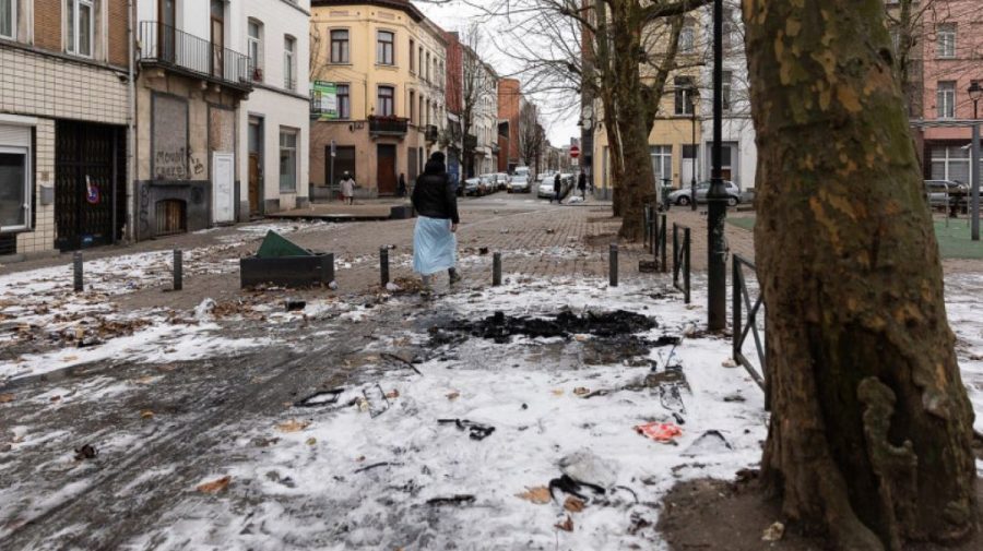 Haos la Bruxelles în noaptea de Revelion. Poliția s-a confruntat cu violențe pe străzile Capitalei belgiene