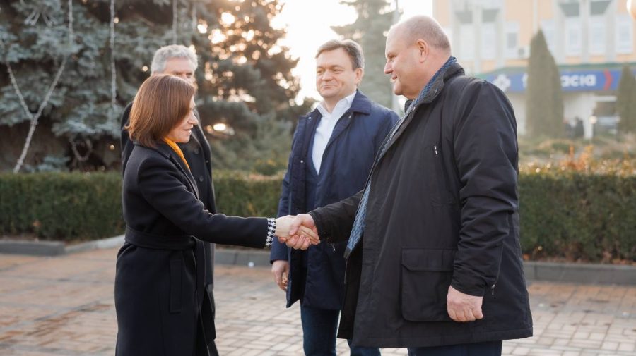 Sandu, Recean și Serebrian – vizită de lucru în localitățile din Zona de Securitate afectate de criza energetică