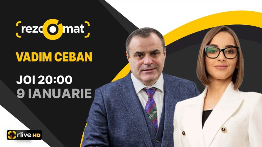 Președintele interimar Moldovagaz, Vadim Ceban, este invitatul emisiunii Rezoomat