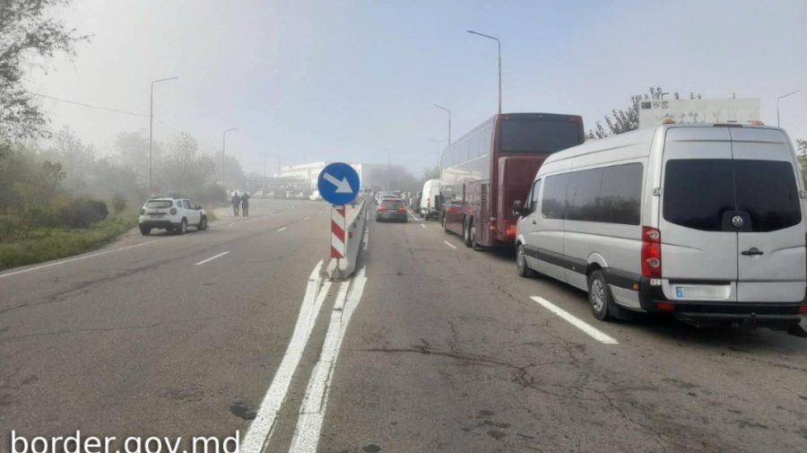 Aglomerație la vama Leușeni, sensul de ieșire din Moldova. Îndemnul Poliției de Frontieră pentru călători