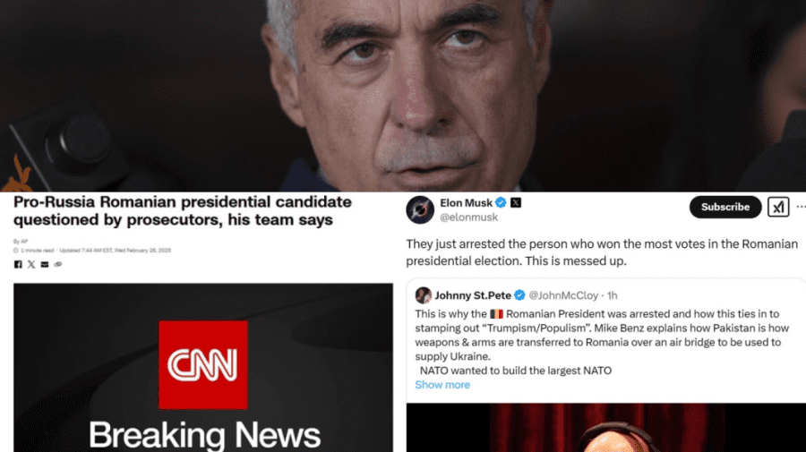 Val de reacții că Georgescu a fost săltat: Elon Musk a dezinformat; CNN a scris în regim de „breaking news”