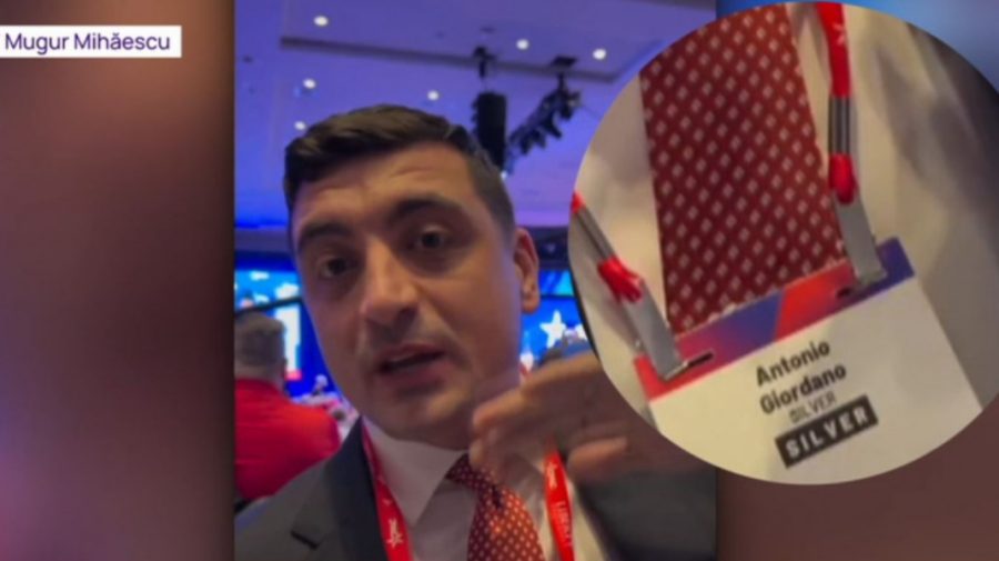 George Simion, acuzat de internauți de impostură. Ar fi venit la convenția conservatorilor din SUA cu ecusonul altcuiva
