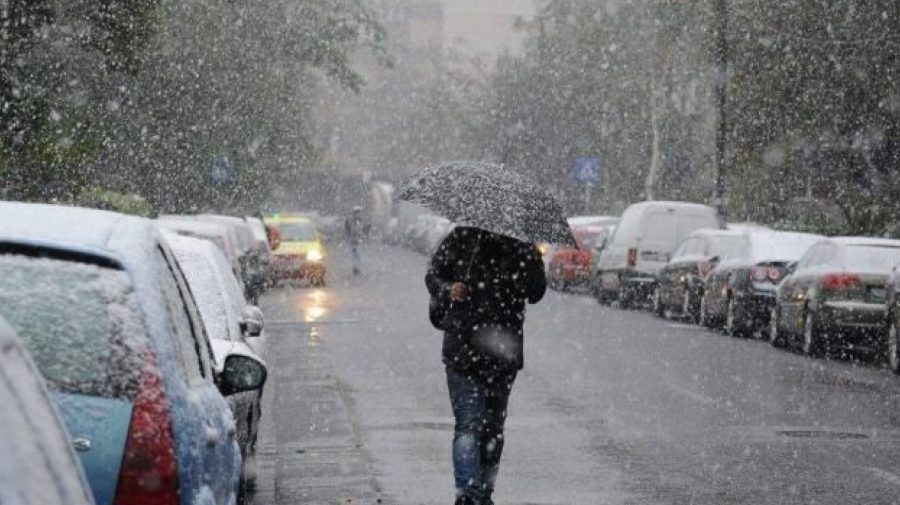 Lapoviță și ninsori slabe. Câte grade prognozează meteorologii?