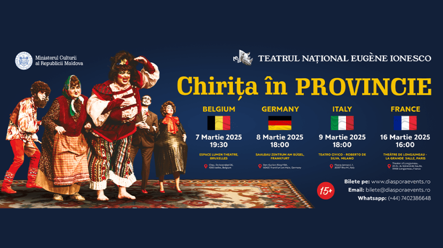 „Chirița în provincie” pleacă în turneu european