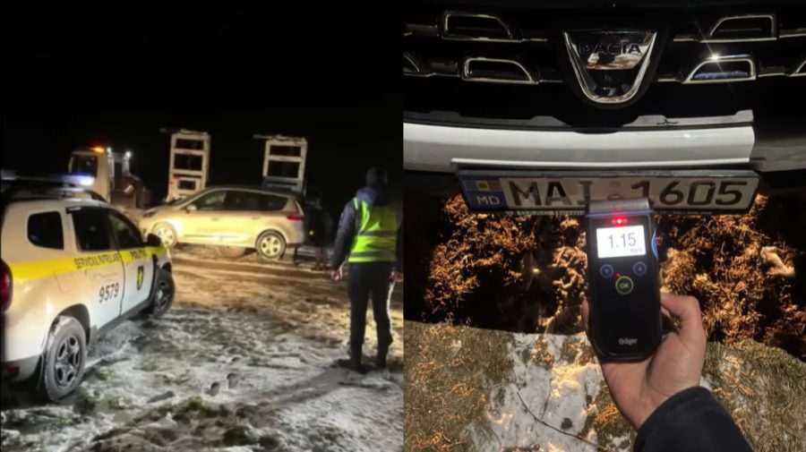 VIDEO Trei bărbați băuți la volan, prinși de polițiști. Doi dintre aceștia au refuzat testarea cu aparatul Drager