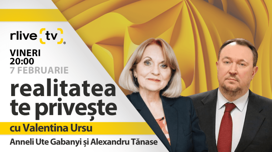 Anneli Ute Gabanyi şi Alexandru Tănase, invitați la RLIVE TV