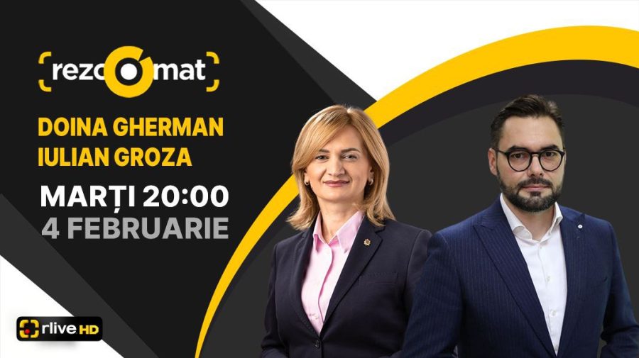 Vicepreședinta Parlamentului, Doina Gherman și directorul IPRE, Iulian Groza, invitați la Rezoomat