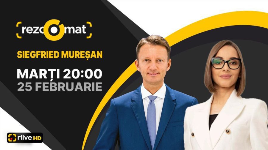 Siegfried Mureșan este invitatul emisiunii Rezoomat