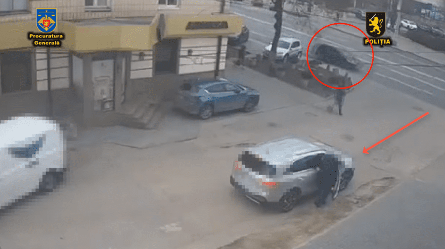 VIDEO Ziua în amiaza mare. Momentul răpirii cetățeanului R. Moldova de către milițienii transnistreni