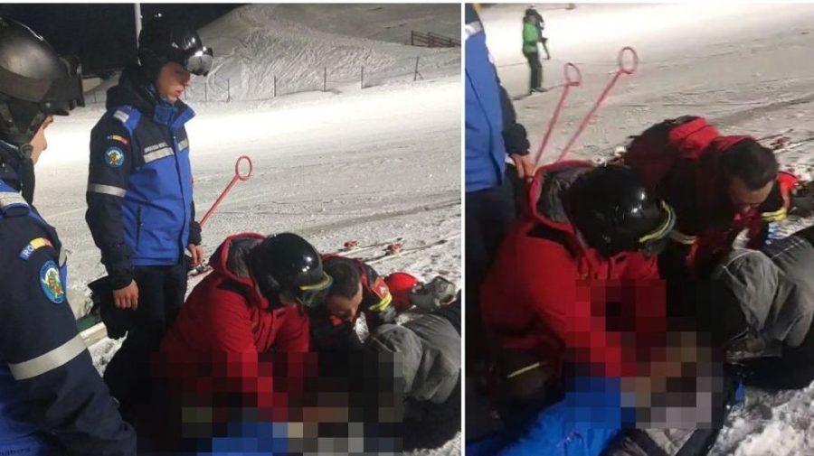 Tragedie pe o pârtie din România. Un tânăr de 23 de ani a murit după ce s-a ciocnit pe pârtie cu un alt schior