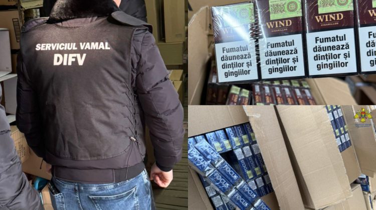 VIDEO Rețea de contrabandă cu țigări, destructurată la Bălți. Un bărbat de 62 de ani, prins pe picior greșit
