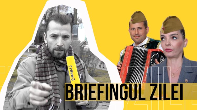 VIDEO „Briefingul Zilei” de joi, despre „Katiușa” care ne dezbină. Când o să cânte Jasmin „Chervona Kalyna”?