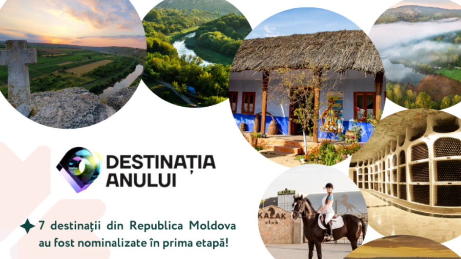 Start vot! 7 destinații și atracții turistice din Moldova finaliste la marele concurs din România „Destinația Anului”