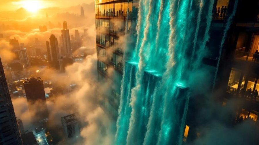 Piscinele infinity din Bangkok s-au transformat în cascade. Cum au trăit turiștii cutremurul de 7,7 magnitudine