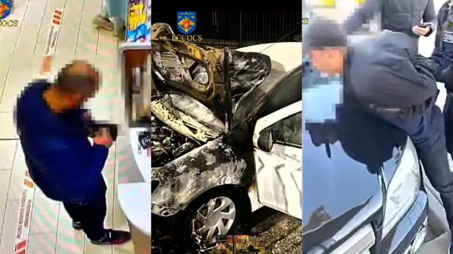VIDEO Bărbații care au incendiat mașina IGP în toamna anului 2024, trimiși în judecată. Ce riscă