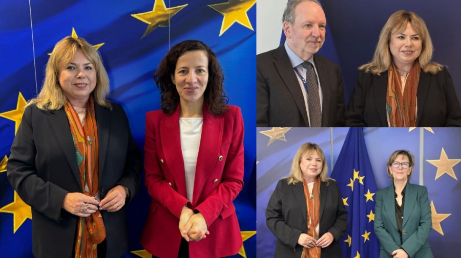 Anca Dragu și Petru Rotaru, vizită de lucru la Bruxelles. Cu cine a discutat guvernatoarea BNM