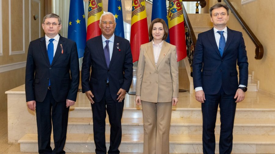 Grosu și Recean, în discuții cu președintele Consiliului European. Speakerul: Nu suntem singuri, avem prieteni