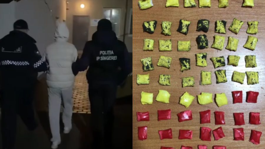VIDEO Tineri din Sîngerei, reținuți în flagrant. Ce riscă pentru că distribuiau droguri