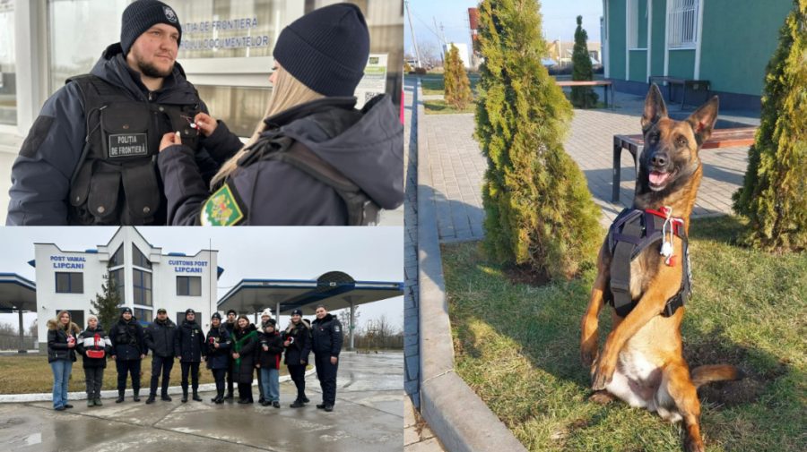 Surprinși cu mărțișoare la intrarea în țară. Angajații de la frontieră au întâmpinat călătorii cu „simbolul primăverii”