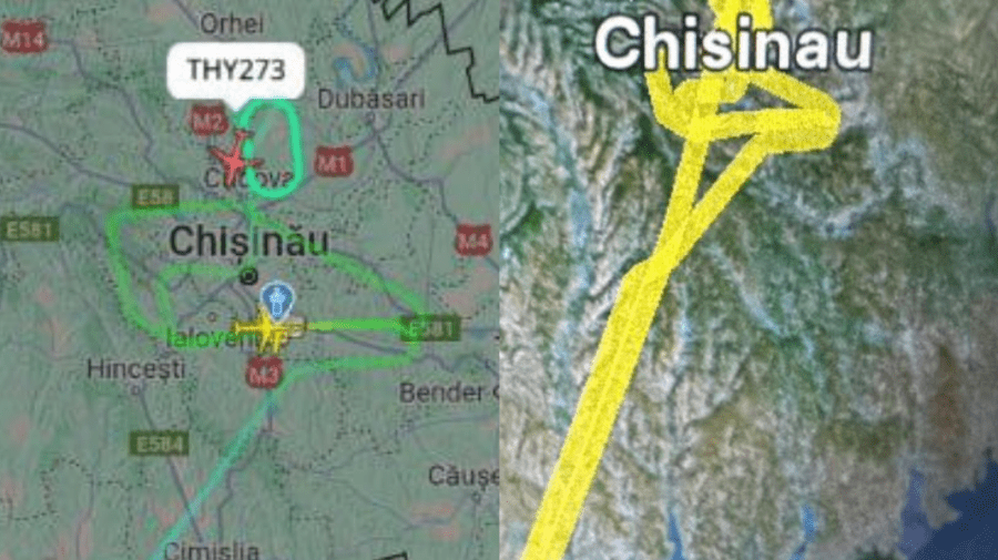 Un avion cu 160 de pasageri, întors din zbor, după două tentative eșuate de aterizare la Chișinău
