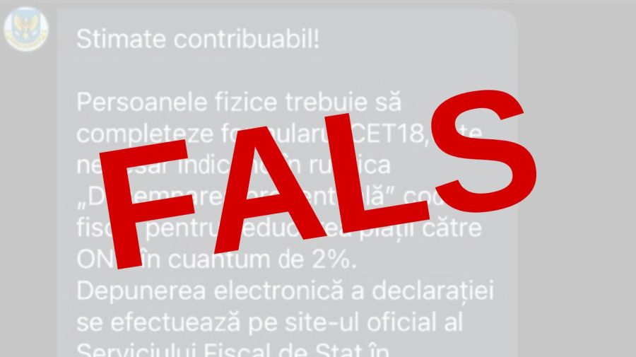 Cetățenii primesc mesaje FALSE de la Fisc, fiind îndemnați să doneze pentru PAS. Reacția instituției și a partidului