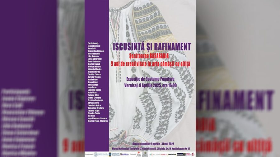 La Chișinău va avea loc vernisajul expoziției „Iscusință și rafinament”