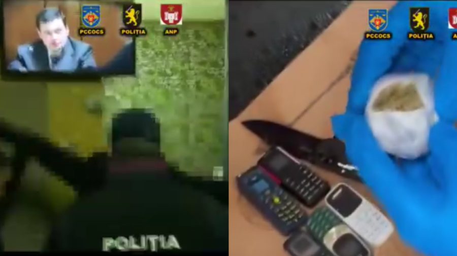 VIDEO Percheziții în penitenciarul „Pruncul”. Un deținut ar fi introdus în închisoare substanțe și obiecte interzise