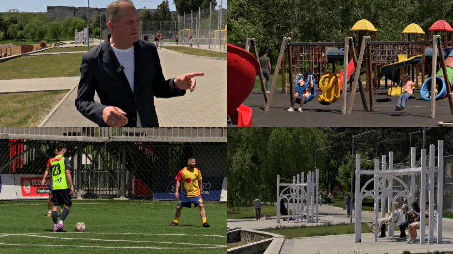 Parcul „La Izvor” din Chișinău – un exemplu de transformare urbană. Ion Ceban: „Aici era pustiu, acum e viață”