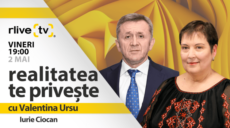 Iurie Ciocan, președintele PSD România în Republica Moldova, invitat la „Realitatea te privește”