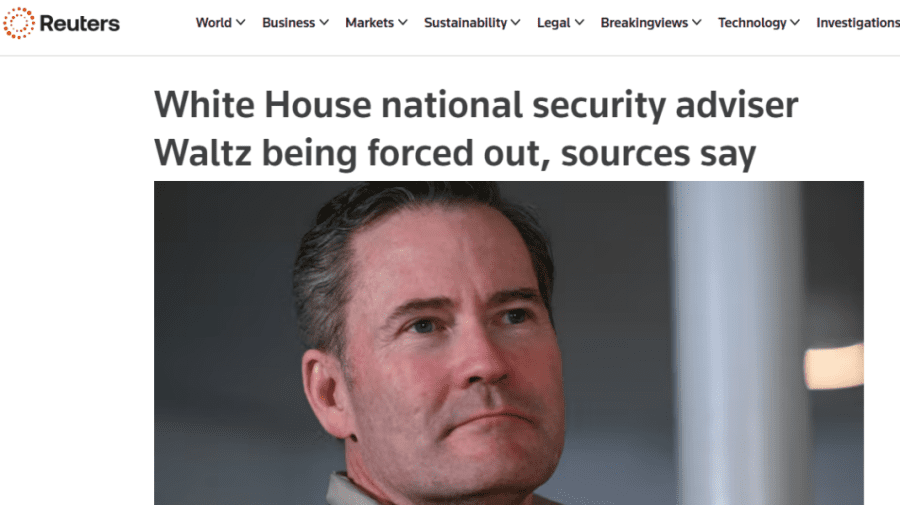 Cutremur la Casa Albă: Se zvonește că Mike Waltz, consilierul de securitate al lui Donald Trump, va demisiona