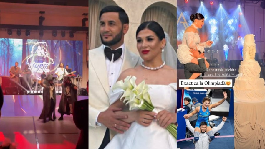 Nunta sportivilor Anastasia Nichita și Valeriu Mircea: Luptă și pe ringul iubirii! Cine a câștigat la colacul miresei?