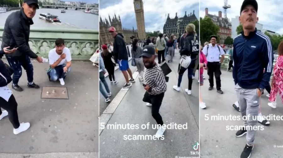 Infractorii români ar fi pus stăpânire pe Podul Westminster din Londra
