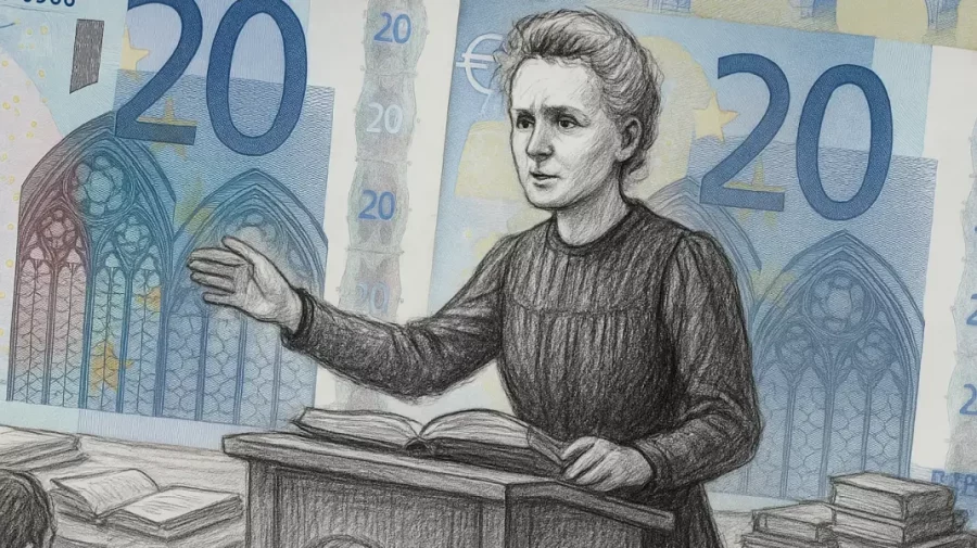 Celebra femeie care va apărea pe noile bancnote euro a ajuns motiv de ceartă între Polonia și Franța