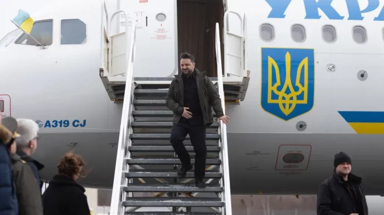 Vizită importantă: Zelenski a ajuns la Miami, unde se va întâlni cu Trump