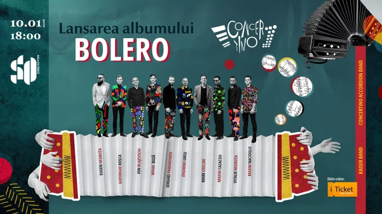 Concertino Accordion Band începe anul cu lansarea albumului „Bolero”