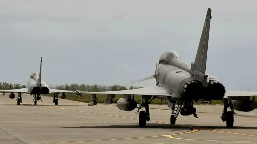 Nou atac rusesc lângă granița României. Au fost ridicate două Eurofighter britanice de la baza Borcea