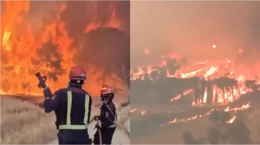 VIDEO Incendiile scapă de sub control în Franța și Spania. Peste 267.000 de oameni au fost evacuați
