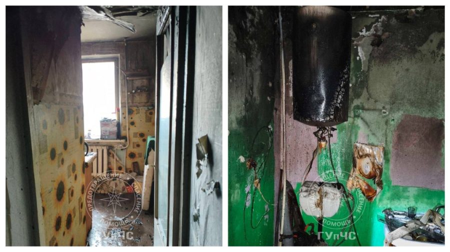 VIDEO Incendiu într-un apartament din Slobozia. Doi bătrâni au avut nevoie de îngrijiri medicale