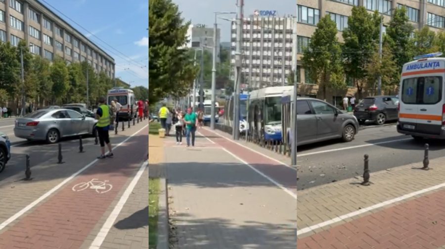 Accident violent lângă Judecătoria Chișinău! Mai multe troleibuze întârzie, iar doi șoferi au fost răniți