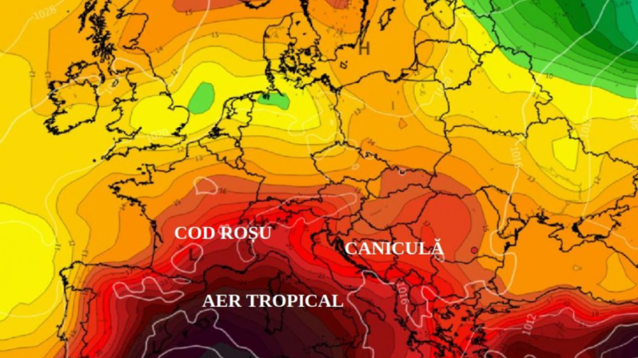 Valul de aer tropical care a lovit Europa de Vest se îndreaptă spre estul continentului